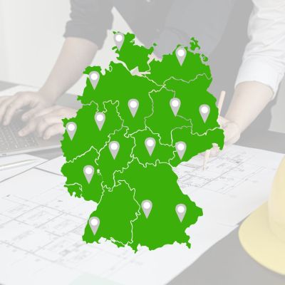 ROCKSOLID Personalvermittlung Karte TGA-Stellen